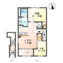 本宮市本宮のアパートの間取り