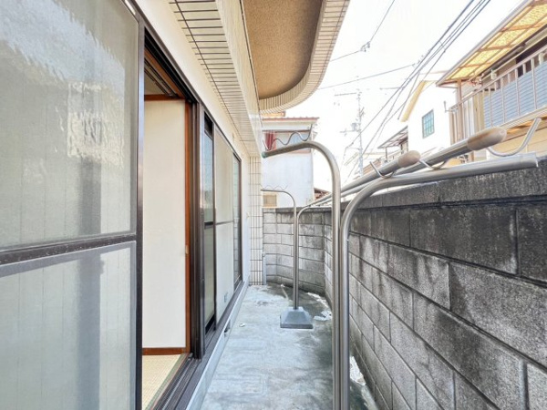 三井マンションのバルコニー