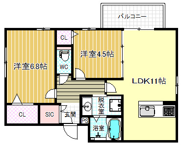 間取り：227103454239