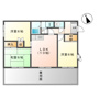 国見ケ丘貸家の間取り