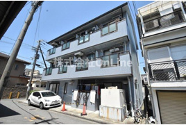 東大阪市小若江のマンションの外観