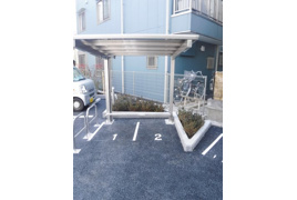 フローラル中葛西Ⅵ バイク駐輪場の外観