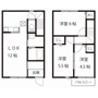 Ｈｉｌｌ ｓｉｄｅ ｍａｉｓｏｎ Ａの間取り