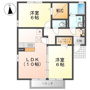 D-room並柳の間取り