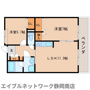 静岡市駿河区西脇のマンションの間取り