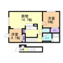 ダズ　ハオス　Ｓ．Ｋの間取り