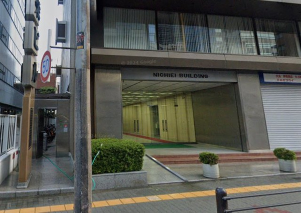 【大阪日栄ビルディング(テナント)のエントランス】