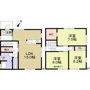 一宮市丹陽町九日市場戸建賃貸D棟の間取り