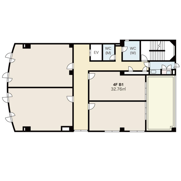 【アイビスプラザの区画図】