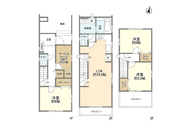 ４２７４さいたま市東大成町３期２棟１号棟の間取り