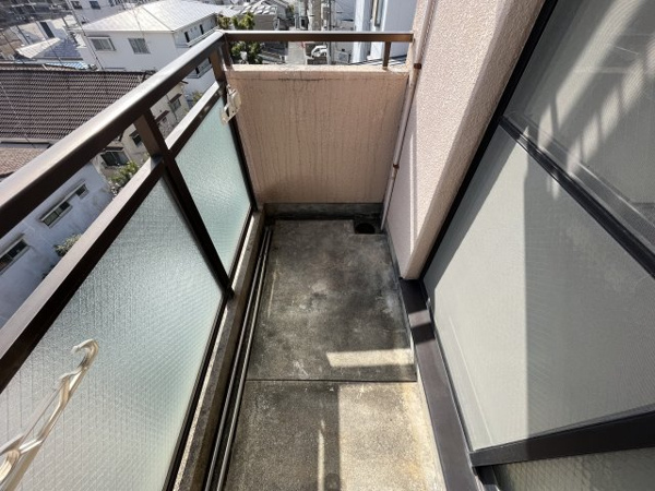 マサキハイムのバルコニー