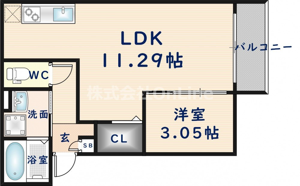 大阪市生野区小路東２丁目&nbsp;3階建&nbsp;築8年のイメージ