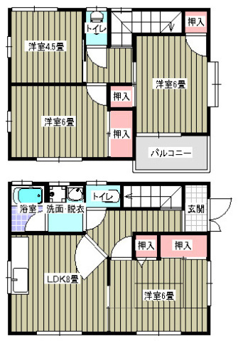 間取り：234041651877