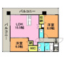 エトランゼ東櫛原15の間取り