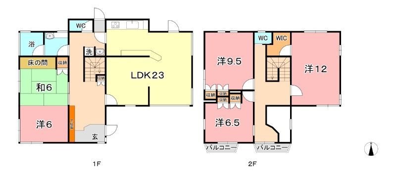 間取り：233026292443