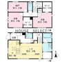 世田谷区奥沢の戸建ての間取り