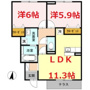ラフォレストの間取り