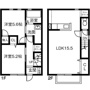 ＤＵＰ ＴＯＷＮ Ｄの間取り