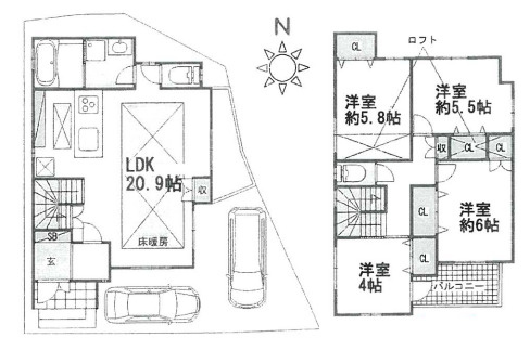 間取り：228059284406