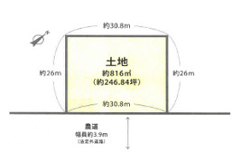 草津市志那町の事業用地の間取り