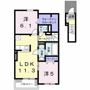 ロータス川宮３の間取り