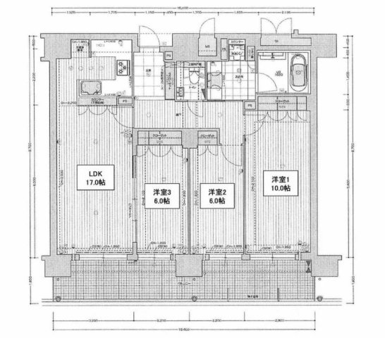 リーガル四ツ橋立売堀Ⅱの間取り