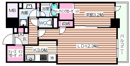 【ザ・セントラルマークタワーの間取り】