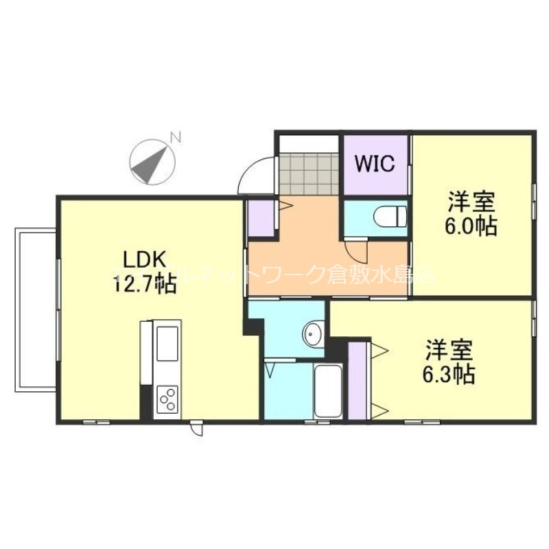 倉敷市連島1丁目&nbsp;2階建&nbsp;築21年のイメージ