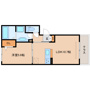 木津川市木津のハイツの間取り