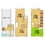 立川市一番町の戸建ての間取り