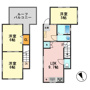 石川貸家の間取り