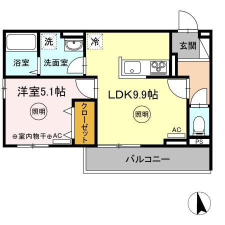 ユニヴェール　E棟のイメージ