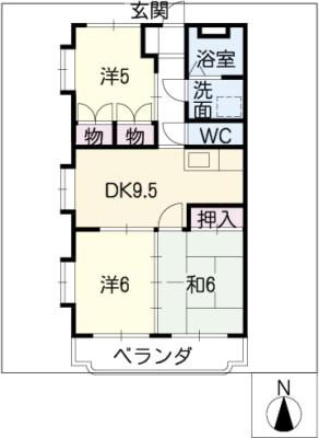 間取り：224007609296