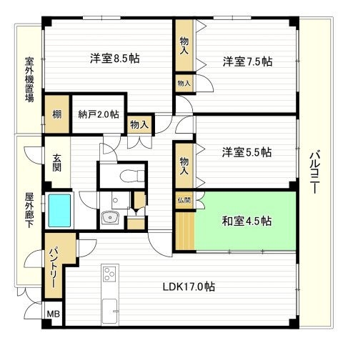 間取り：227103308683