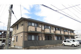 鹿児島市清和のアパートの外観