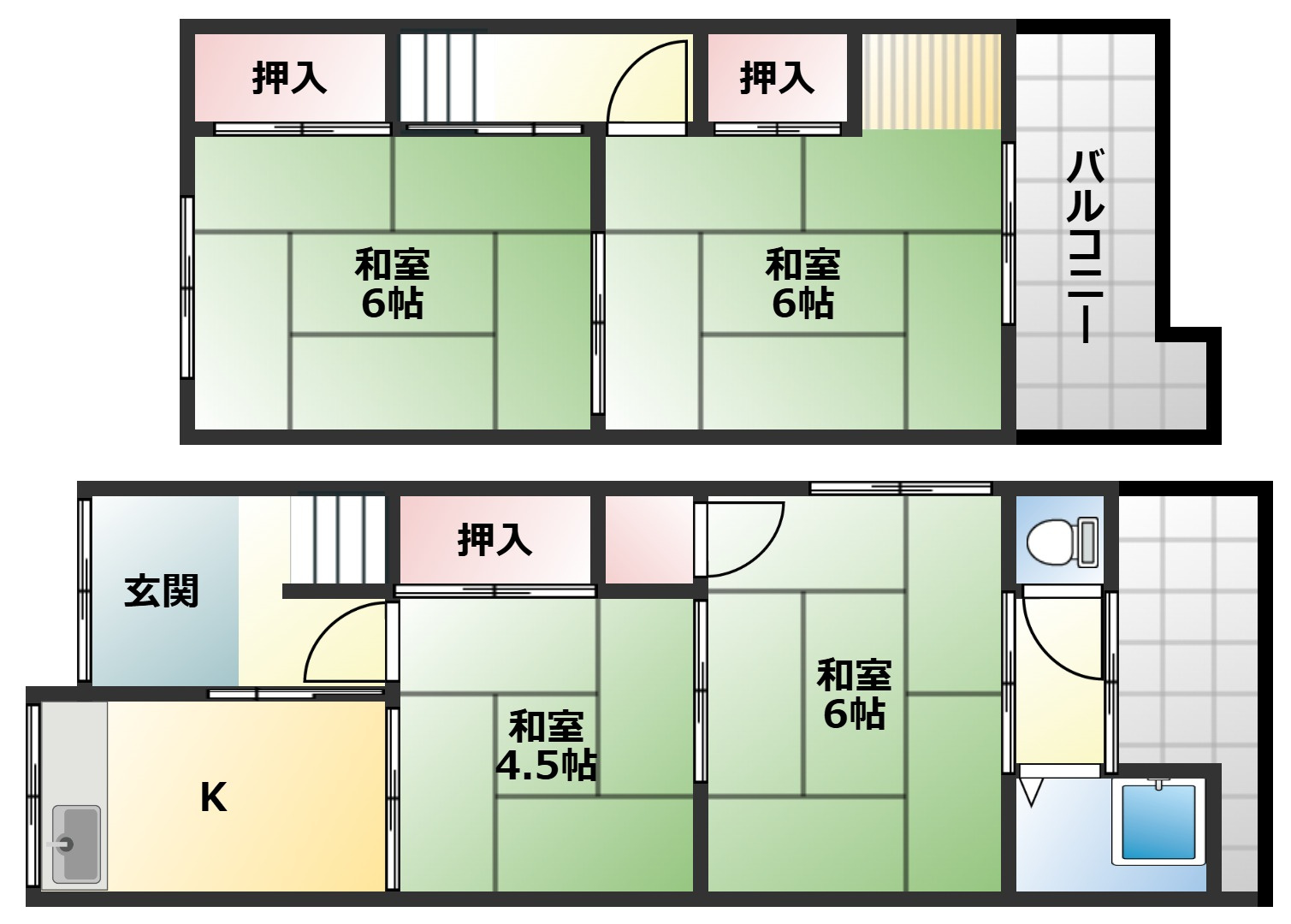 間取り：227104179495
