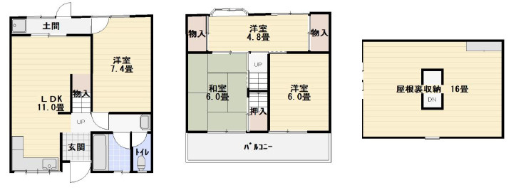 間取り：227103778540