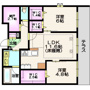 (仮称)蕨市中央2丁目メゾンの間取り