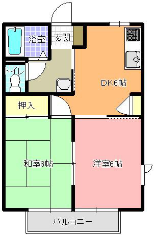 【ディアコート・セフィラの間取り】