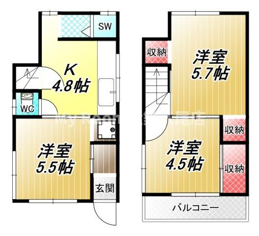 間取り：227102403535