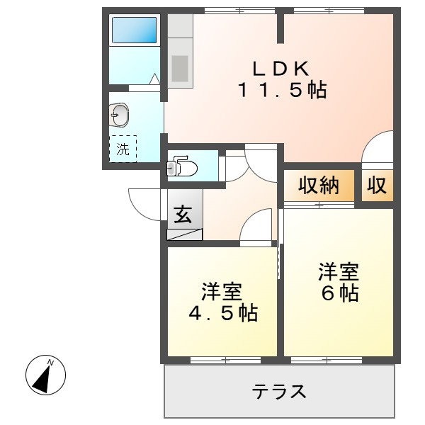 シャンポール赤土坂Ｂ棟のイメージ