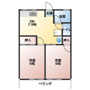 シティハイムユートピア　Tの間取り