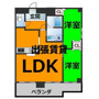 仲介手数料0円 アヴニール弁天の間取り