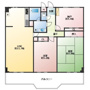 ライオンズマンション北柏第二の間取り