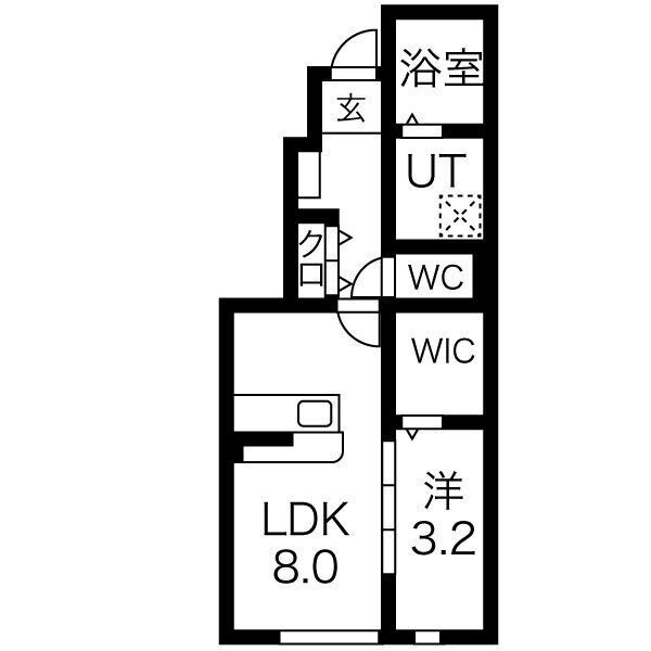 【 新築 RESI NAGAI(レジナガイ)Ⅱの間取り】