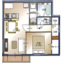 D-room　C・Iの間取り