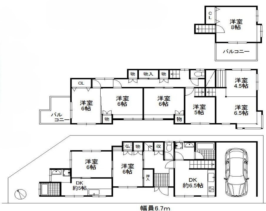 間取り：227101765662