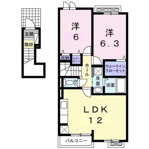 高松市国分寺町新名 2階建 築13年のイメージ