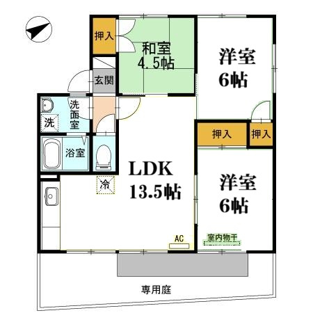 【コートヴィレッジⅢの間取り】