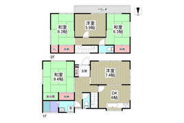 所沢市山口戸建の間取り